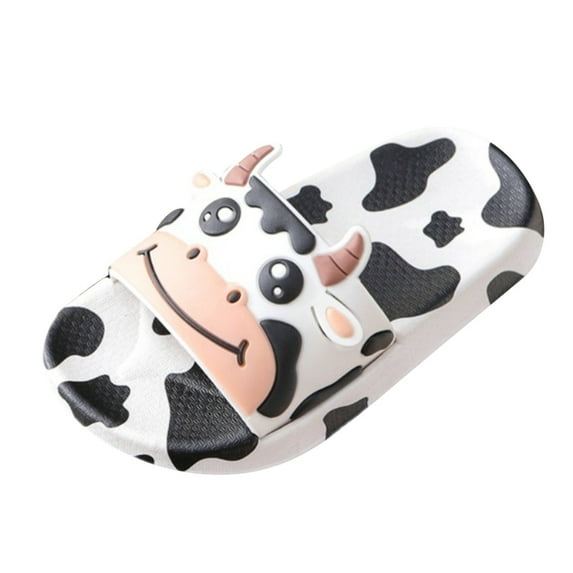 adviicd Kids Slippers Girls Cloud Slides for Kids, Shower Slippers Bathroom Pool Sandals,Boys Girls Comfy Thick Sole Slippers,Summer Non-Slip Beach Shoes (White,13)