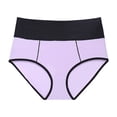 thumbnail image 1 of adviicd Lingerie for Woman Women's Underwear Cotton High Waist Tummy Control Top Panties No Muffin Top Full Coverage Ladies Briefs Navy XX-Large, 1 of 5