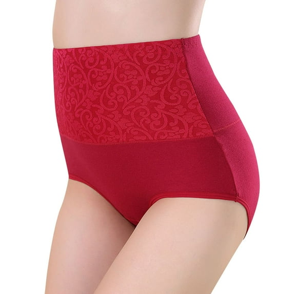 adviicd Lingeries For Women Women's Underwear Cotton High Waisted Full Coverage Briefs Soft Breathable Panties XX-Large