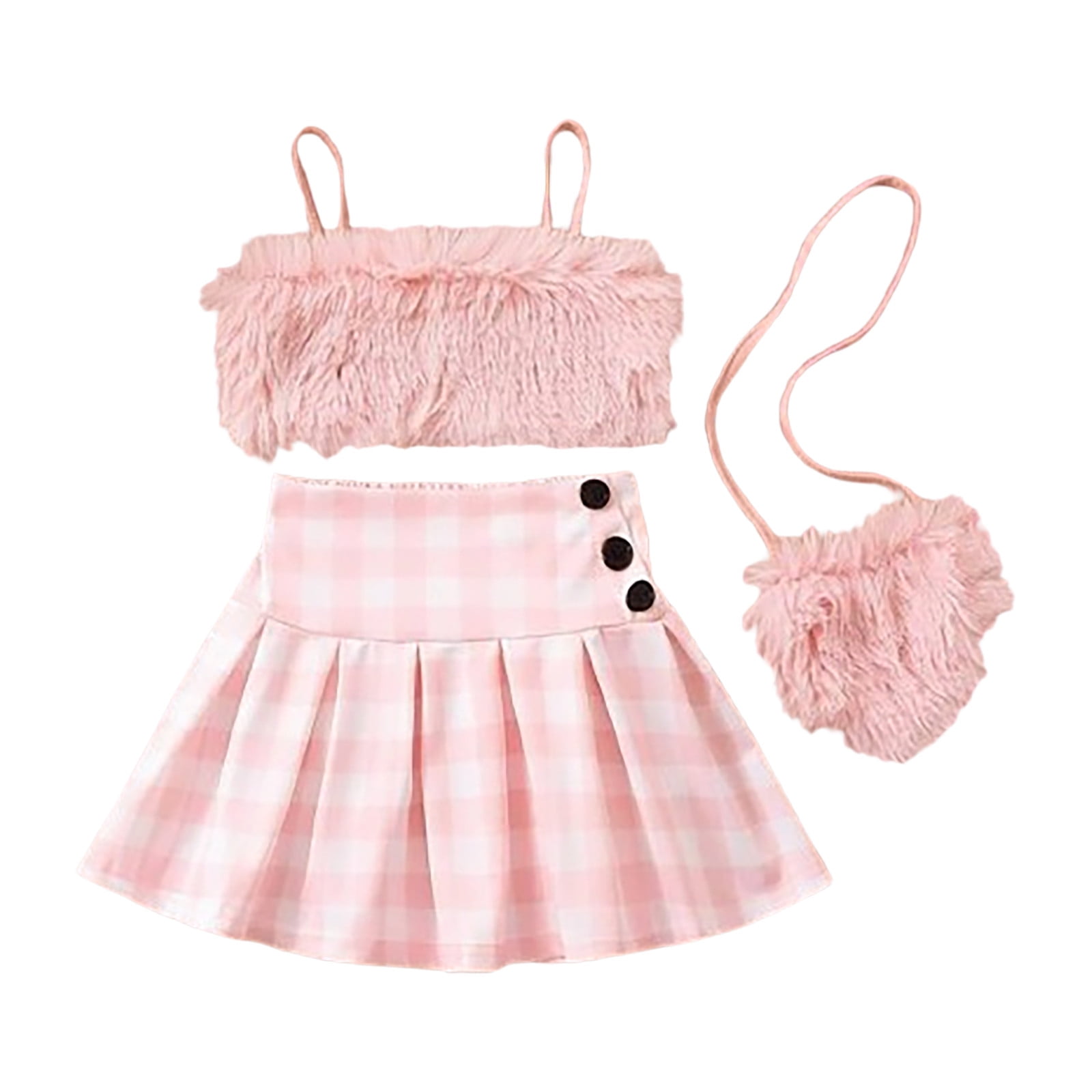 adviicd Little Girls Trendy Skirt Set Little Girls Outfits Cute Summer ...