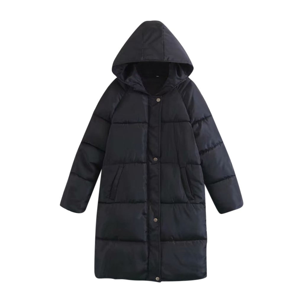 Maternity down Winter Jacket Long Coat Buttons Outwear Solid Warm Winter Jacket Jackets for Women