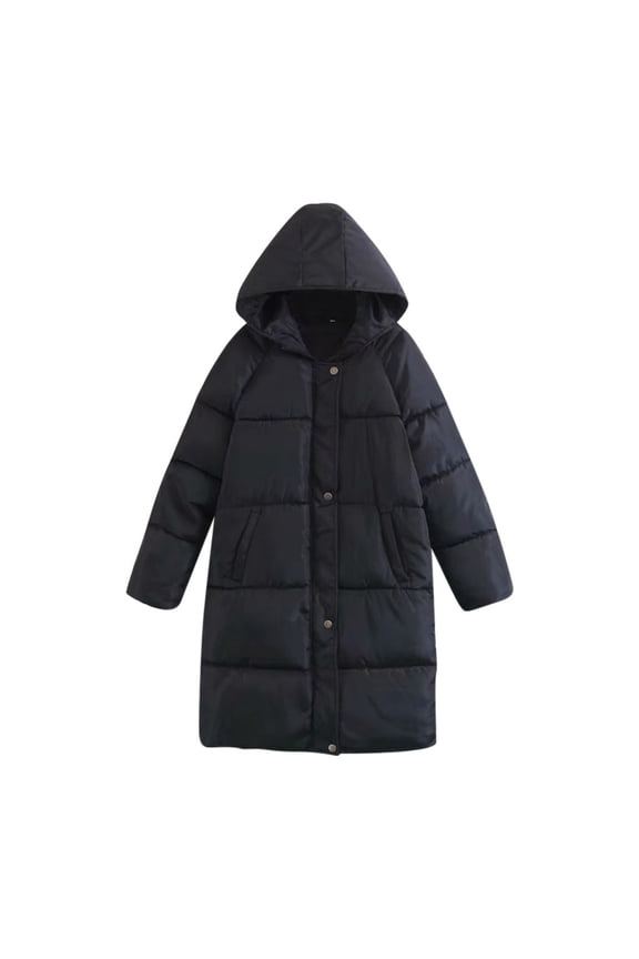 Maternity down Winter Jacket Long Coat Buttons Outwear Solid Warm Winter Jacket Jackets for Women