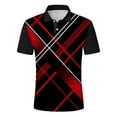 thumbnail image 1 of adviicd Men Tops Fashion Slim Fit Polo Shirts For Men Men's Slim Fit Short Sleeve Solid Soft Cotton Polo Shirt Red L, 1 of 3