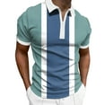 thumbnail image 1 of adviicd Men's Dress Shirts Mens Polo Shirts Short Sleeve Casual Solid Stylish Performance Designed Collared Golf Polo Shirts for Men, 1 of 5