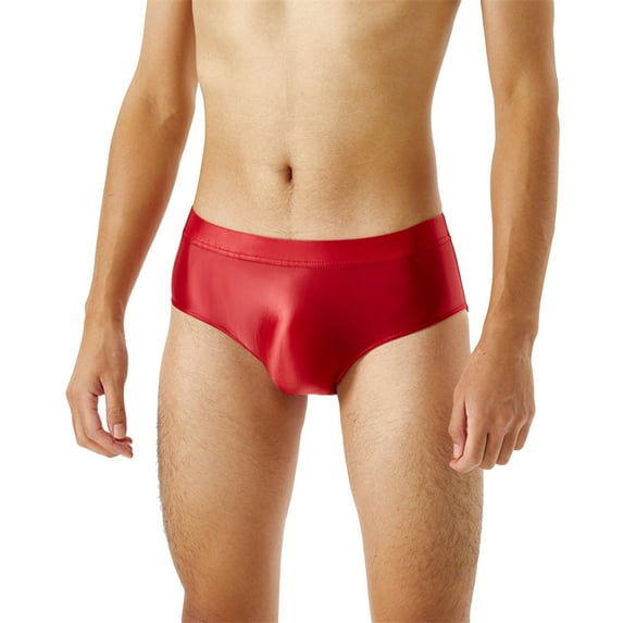 adviicd Mens Boxers Underwear Boxer Briefs Men's Classic Cotton Stretch Multipack Briefs Red 2XL