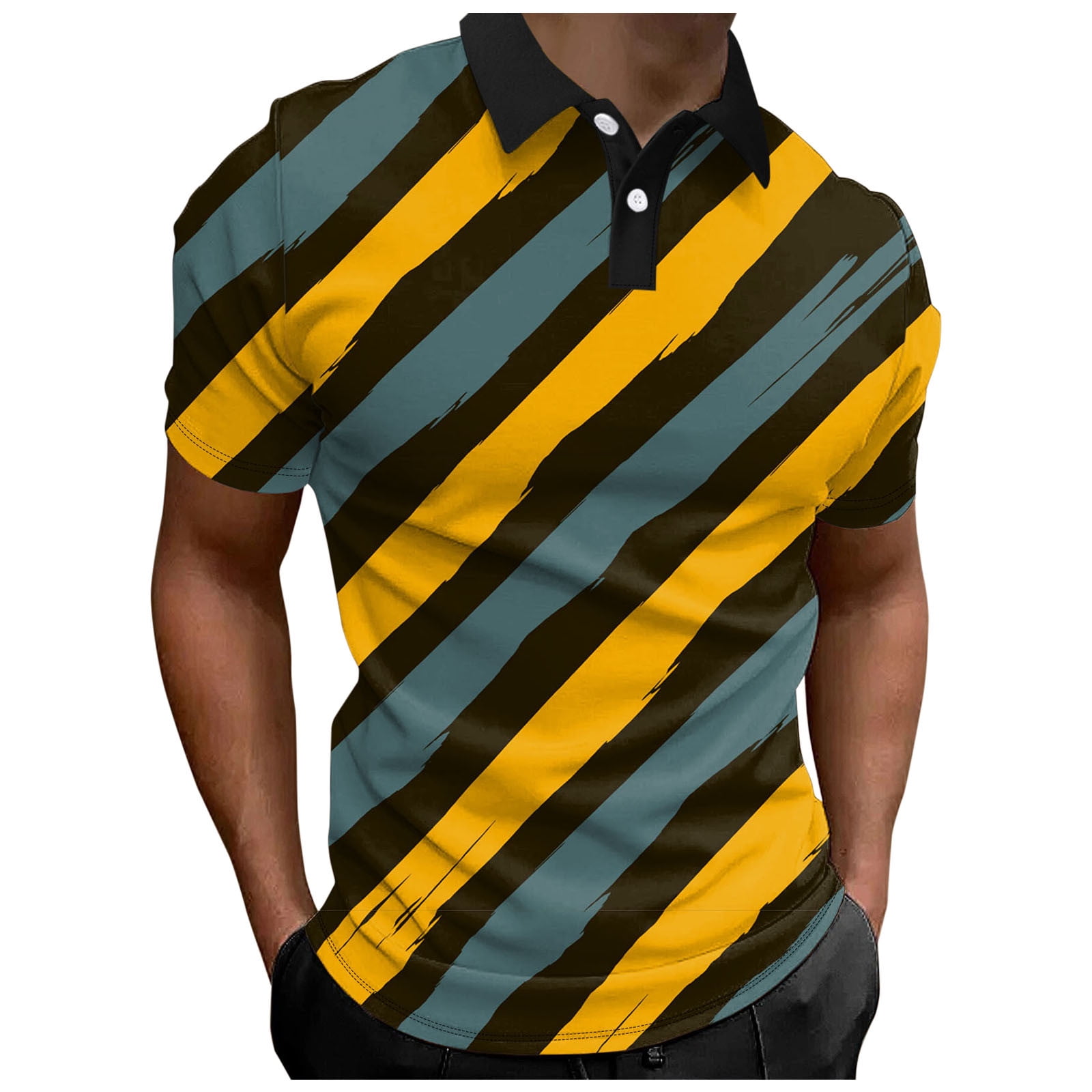 adviicd Mens Golf Shirts Short Sleeve Mens Polo Shirts Short Sleeve ...