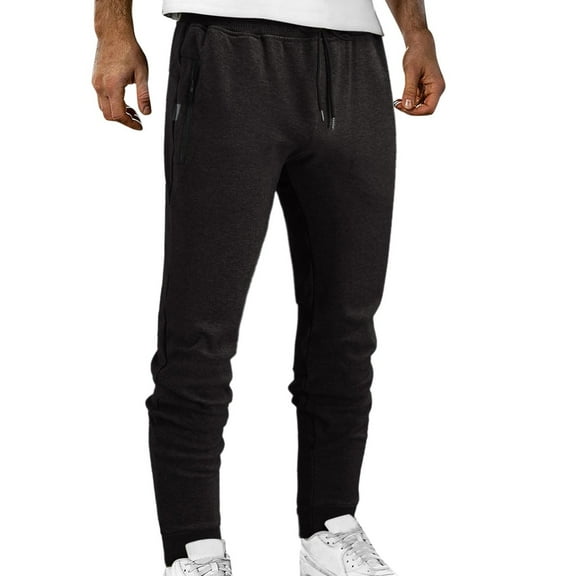 adviicd Mens Pants Casual Casual Men's Stretch Skinny Fit Casual Business Pants Ankle Dress Pants
