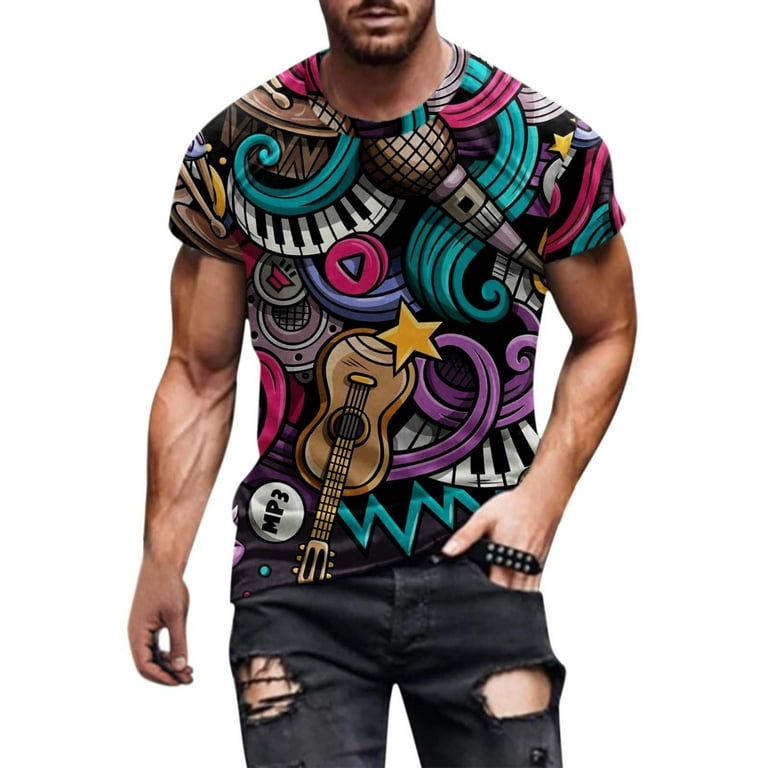adviicd Mens Shirts Casual Tee Men's Venice Burnout Notch Neck Tee Shirt  Male Casual T-Shirt 