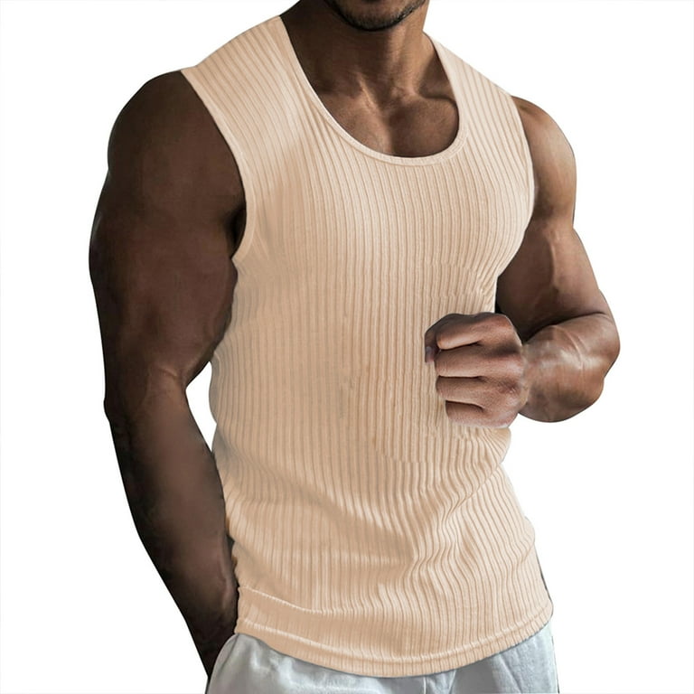 Slim fit tank top mens hotsell