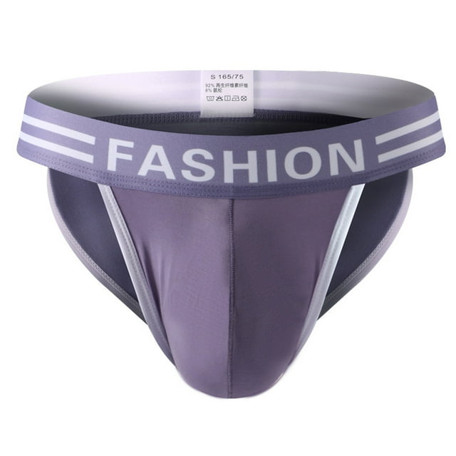 adviicd Mens Underwear Boxer Briefs Mens Underwear Briefs Men Fashion Low Waist Comfortable Breathable Interest Underwear Purple S