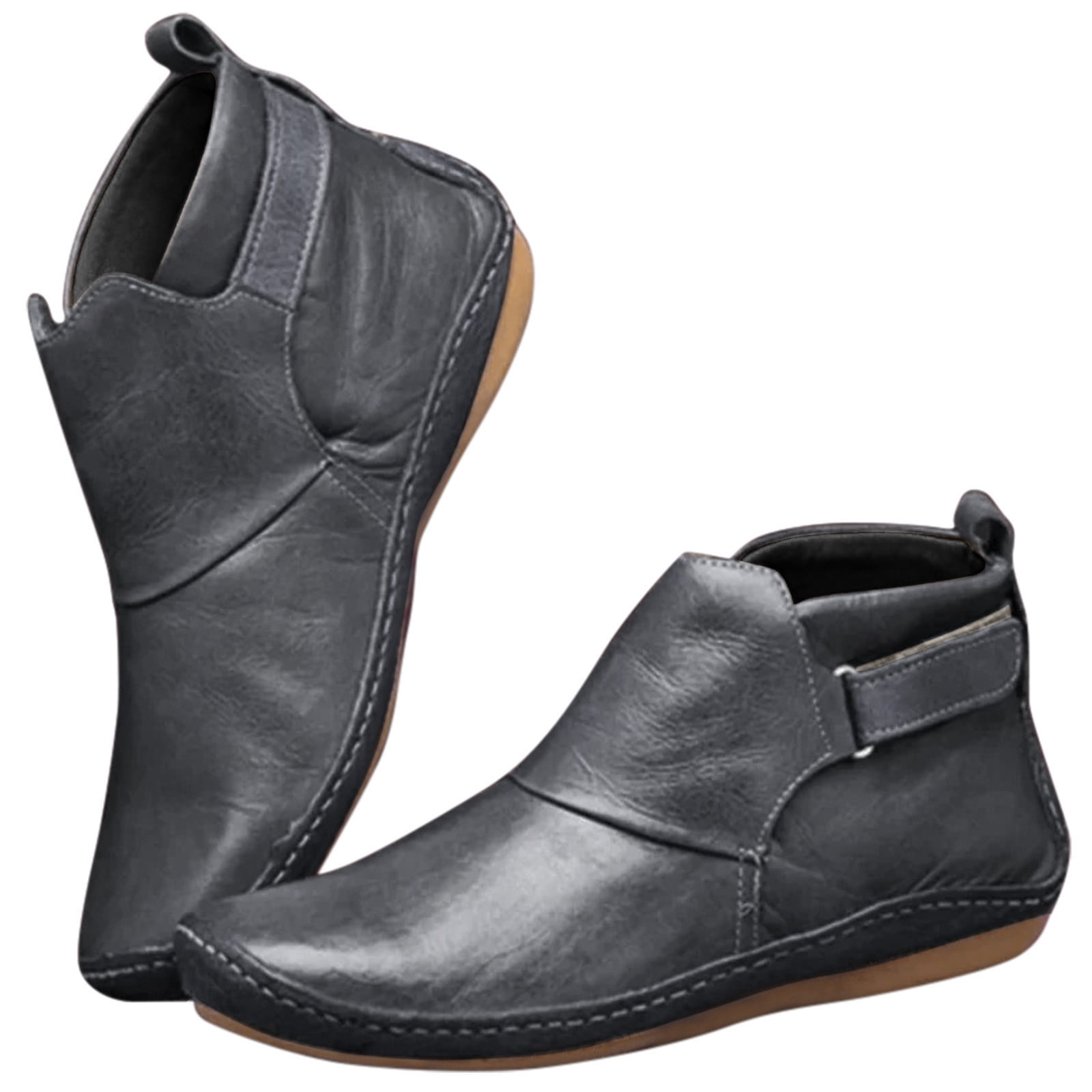 adviicd Mid Calf Boots For Women's Ankle Rain Boots Waterproof Chelsea Boots