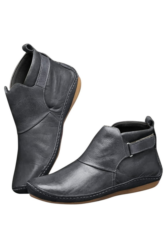 Mid Calf Boots For Women's Ankle Rain Boots Waterproof Chelsea Boots