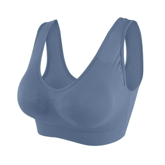 adviicd Minimizer Bras for Women Women's One Fab Fit Tailored Demi T-Shirt Bra Blue X-Large