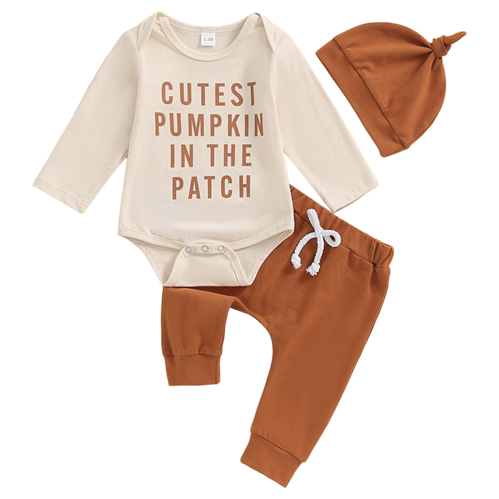 adviicd Newborn Baby Outfit Boy Girl Letter Print Long Sleeve Romper