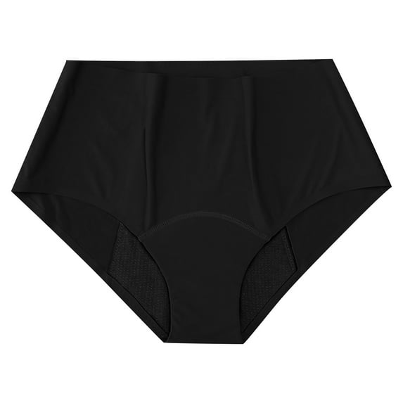 adviicd Period Swimwear Leakproof menstrual Bikini Waterproof Bottom UPF 50+ Swim Brief for Women Black, XL