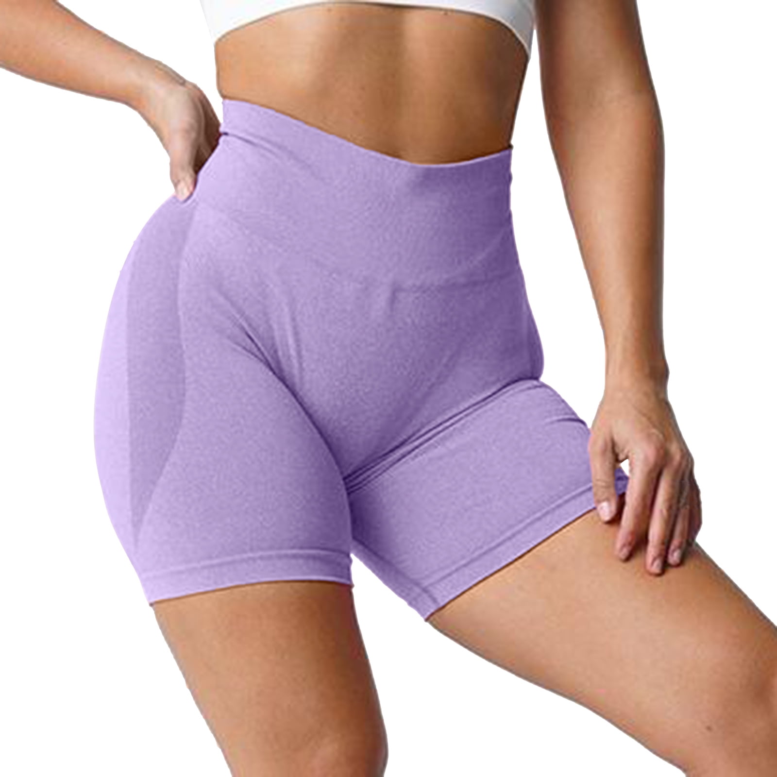 adviicd Short Pants For Girls Yoga Pants Trinity Workout Biker Shorts for  Women Tummy Control High Waisted Exercise Gym Running Yoga Shorts Beige L
