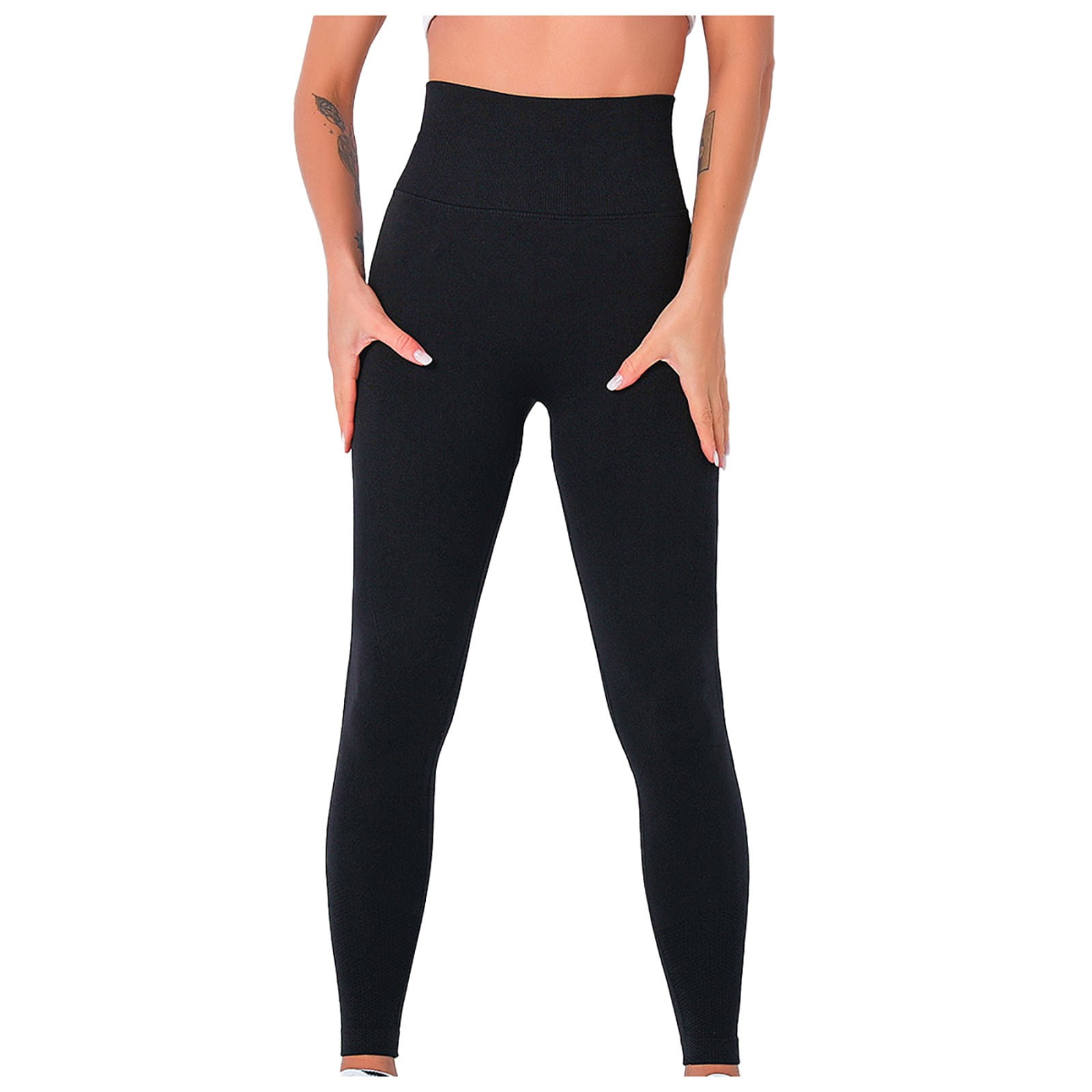  AITEQY Womens Crossover Flare Yoga Pants Petite High