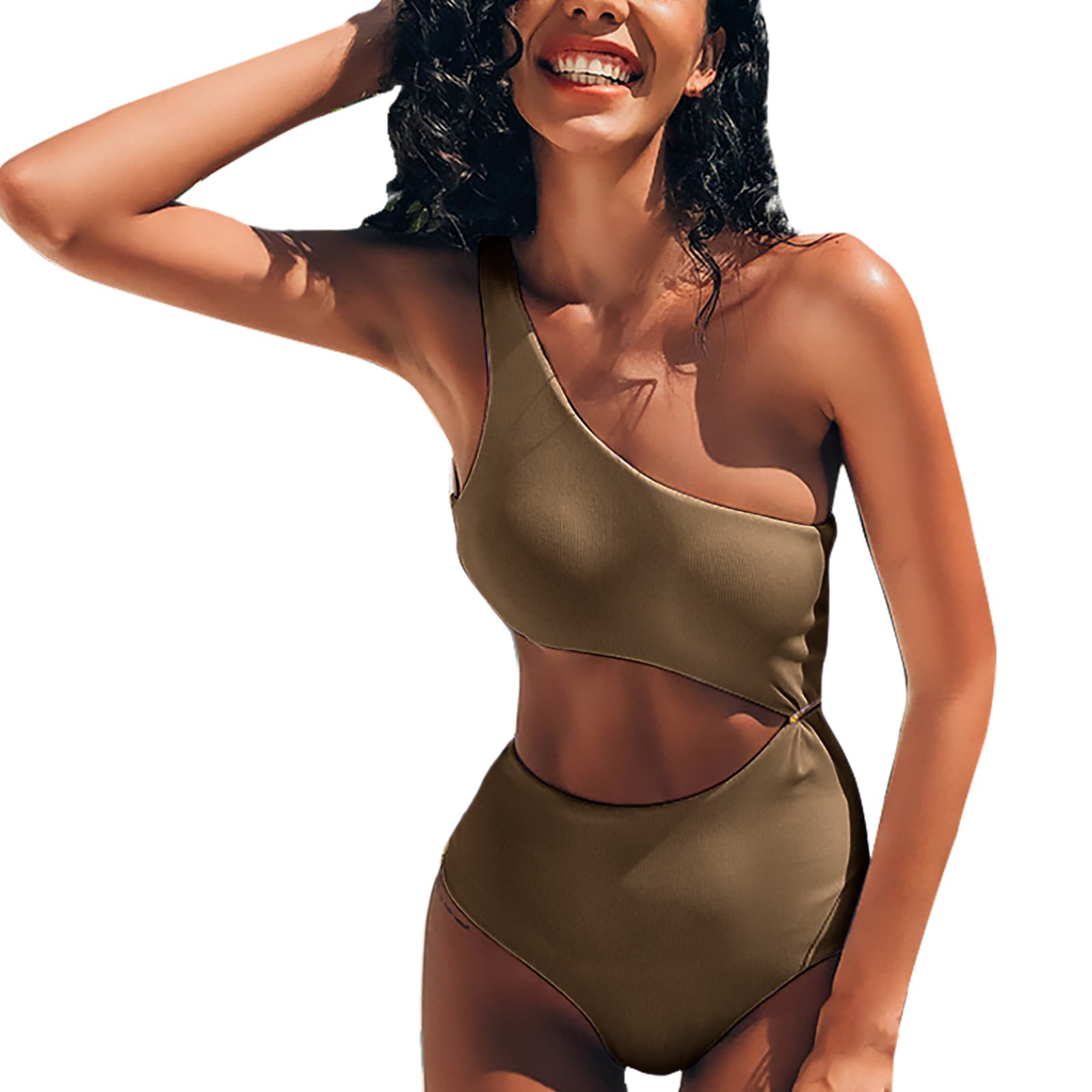 adviicd Swimsuits For Women Plus Size Swimwear Ruffled Plus Size One Piece  Swimsuits for Women Flounce Tummy Control Bathing Suits Vintage Swimwear  Black M 