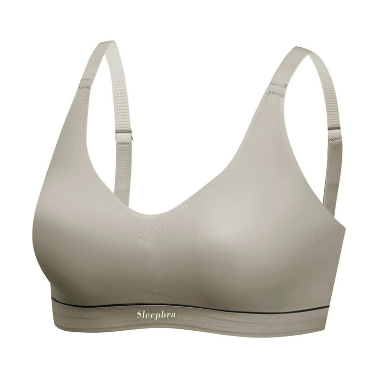 adviicd Seamless Bras for Women Women's Modern Cotton Unlined Wireless  Bralette Grey XX-Large