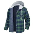 adviicd Shirt Jacket for Men Big and Tall Hooded Jackets Zip Up Hoodies
