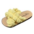 thumbnail image 1 of adviicd Shoes for Girls Toddler Little Kids Slides Sandals Girls Boys Cloud Slides Quick Dry Beach Slides Pool Shower Flip Flops Slippers Cute Cartoon Summer Outdoor Shoes (Yellow,10), 1 of 6