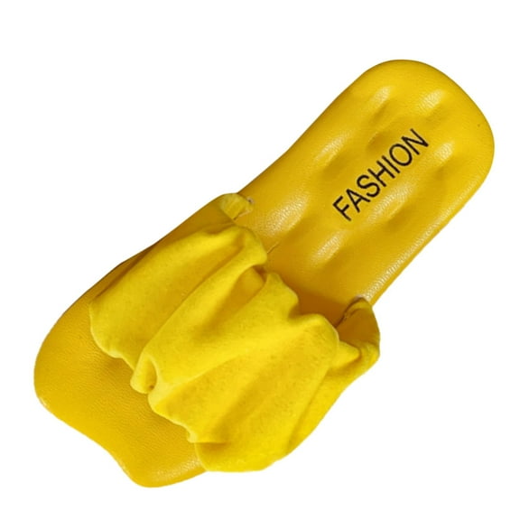 adviicd Shoes for Girls Kid's Slippers Girl's Sandals Slippers Soft and Comfortable Home Sandals Non-Slip Bathroom Shower Shoes (Yellow,1)