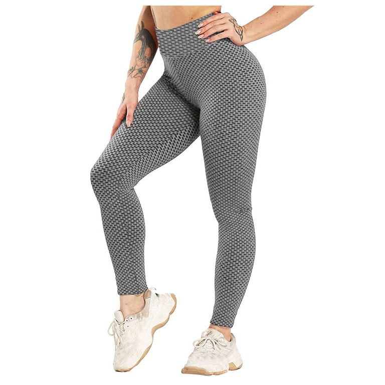adviicd Short Pants For Girls Yoga Pants For Women Women's Knee Length Tights  Yoga Shorts Workout Pants Running Leggings Grey XL 