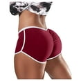 thumbnail image 1 of adviicd Short Pants For Women Casual Summer Yoga Shorts For Women High Waisted Yoga Shorts for Women Ribbed Seamless Tummy Control Workout Shorts L, 1 of 4