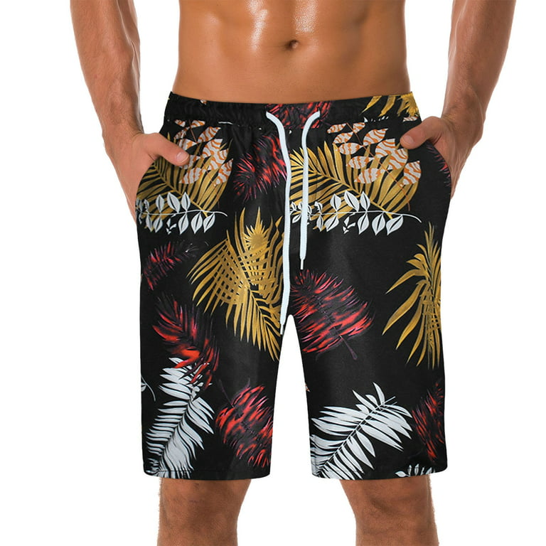 Regenerativ tema nåde adviicd Shorts For Mens Live Fit Apparel Ft Men Casual Striped Printed  Summer Drawstring Mid Waist Quick Dry Beach Shorts With Pockets -  Walmart.com