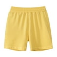 thumbnail image 1 of adviicd Shorts for Toddler Boys Boys Active Athletic Performance Basketball Shorts with Pockets (Yellow,3-4 Years), 1 of 3