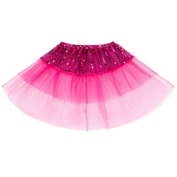 adviicd Skirts for Girls Kids Toddler Baby Girls Spring Summer Colorful Princess Skirts (Hot Pink,2-8 Years)