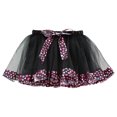 thumbnail image 1 of adviicd Skirts for Girls Toddler Girls Tutu Skirt Kids Solid Tiered Princess Party Layered Little Tulle Skirts for Girls (Black,2-4 Years), 1 of 6