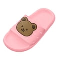 thumbnail image 1 of adviicd Slippers Girls Unisex-Child Beach Slides Comfort Slide Sandals Slip Resistant Slippers for Indoor Outdoor Water Shoes (Red,8), 1 of 5