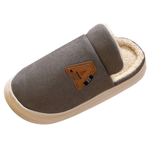 adviicd Slippers for Men Men's Memory Foam Slipper (Grey,9.5)