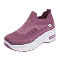thumbnail image 1 of adviicd  Sneakers Wide Sneakers for Women Lightweight, Cushion Safety Shoes Slip Resistant, Slip on Breathable Work Shoes, 1 of 5