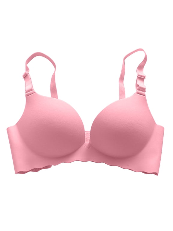 Sports Bras Women's One Smooth U Posture Boost Back Underwire Bra Pink 38