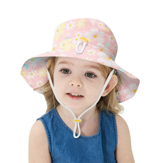 adviicd Sun Hats for Kids Wide Brim Mesh Bucket Hat Sun Protection Breathable Summer Fishing Safari Hat (F,One Size)