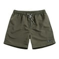 thumbnail image 1 of adviicd Swimming Shorts for Men Men's Linen Casual Classic Fit Elastic Waist Shorts with Drawstring Mens Shorts, 1 of 3