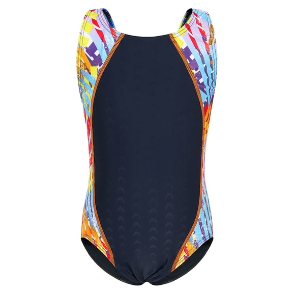 adviicd Swimsuit for Girls Girls One Piece Swimsuits Hawaiian Ruffle Swimwear Beach Bathing Suit (Pink,5-6 Years)