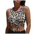 thumbnail image 1 of adviicd Bikini Tops for Women Large Bust Only Push Up Swim Top Bra Swimsuit Tops Padded Bathing Suit Top (Brown,S), 1 of 4