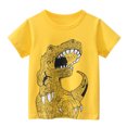 thumbnail image 1 of adviicd T-Shirts For Boys Shirts for Boys Size 8 Toddler Kids Baby Boys Girls Dinosaur Short Sleeve Crewneck T Shirts Tops Tee Quick Set, 1 of 5