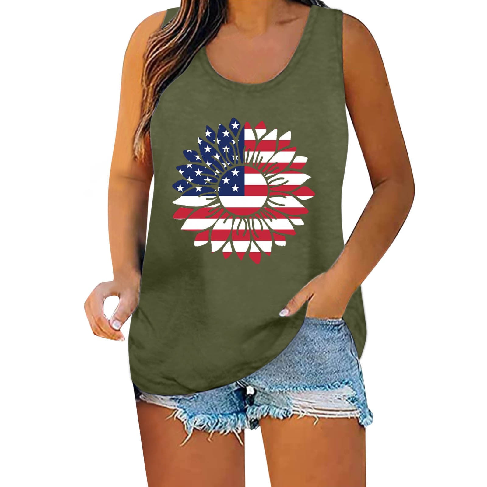 adviicd Tank Top For Women Women's Adjustable Spaghetti Strap Double Lined  Seamless sole Tank Yoga Crop Tops Army Green XXL 