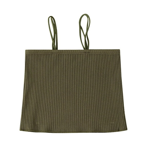 adviicd Tank Top Girls Girls Athletic Tank Tops Sleeveless Round Neck Basic Cute Dance Crop Tops for Kids (GN2,2-3 Years)