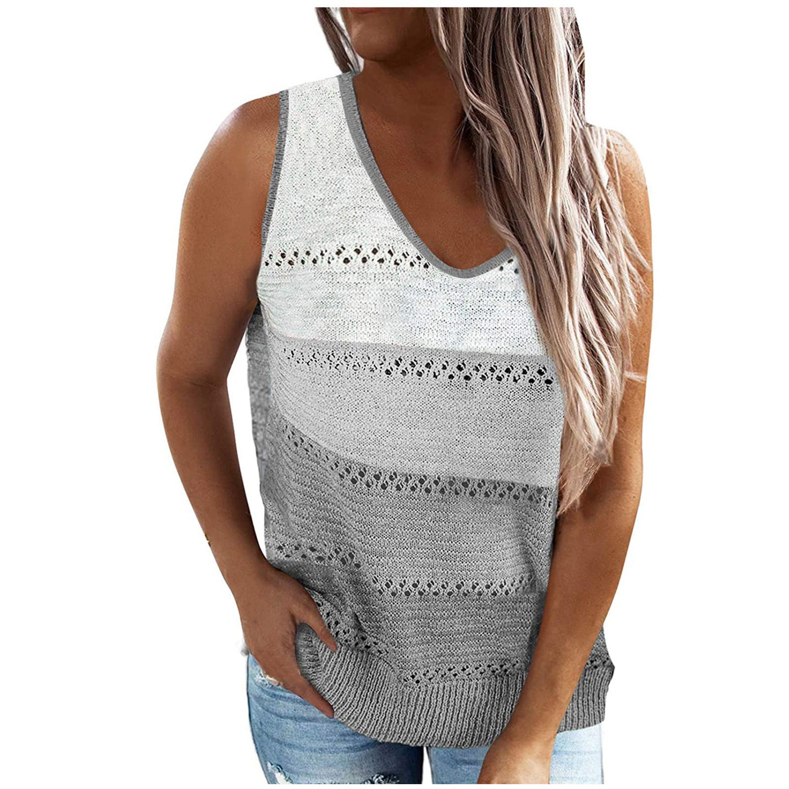 adviicd Tank Top Women's Reflective Crop Tops Festival Rave Outfits Girls  Club Tank Vest Grey M 