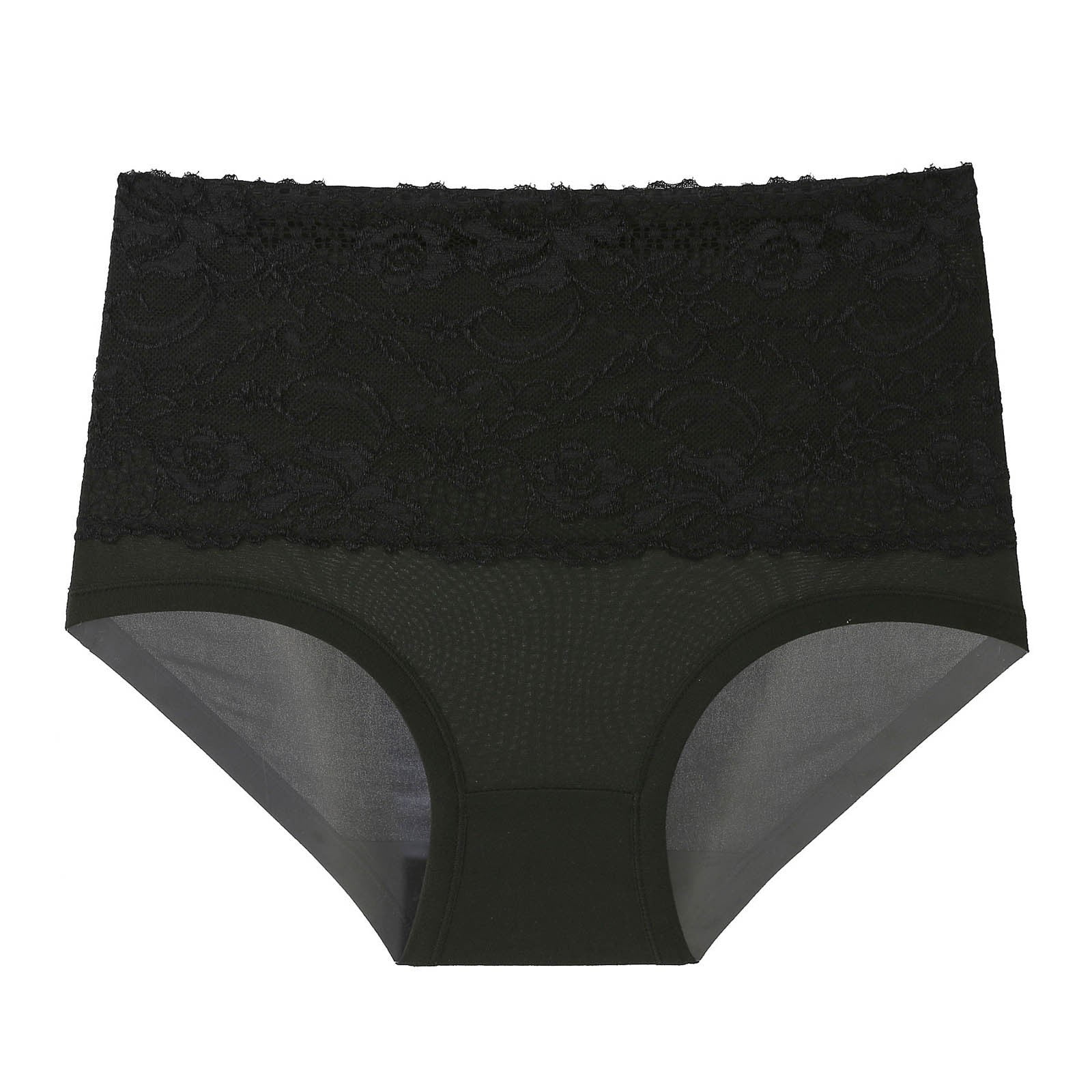 Women's High Absorbency Period Panties – Leakproof For Heavy Flow, Black, 3-Pack (Size Small)