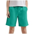 thumbnail image 1 of adviicd Toddler Boy Shorts Adjustable Waist Youth Boys'Athletic Running Shorts Quick-Dry Sports Shorts Kids Soccer Shorts Active Shorts for Gym (Green,5-6 Years), 1 of 4