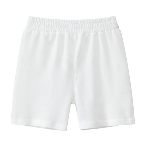 adviicd Toddler Boys Shorts Boys Active Athletic Performance Basketball Shorts with Pockets (White,6-7 Years)