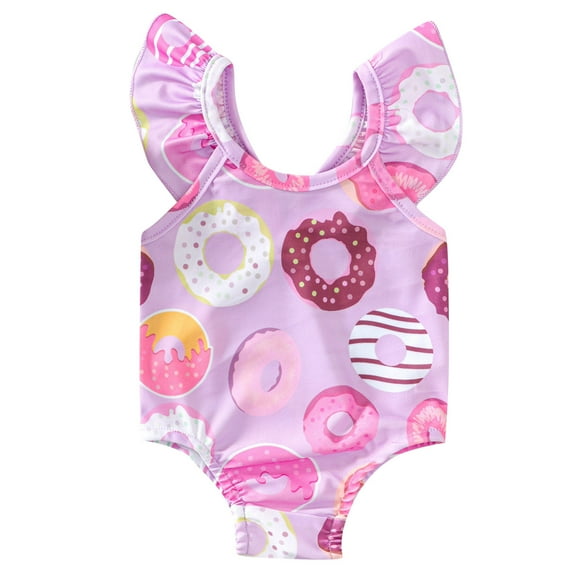 adviicd Toddler Girl Swimsuit Girls One Piece Swimsuit (Pink,18-24 Months)