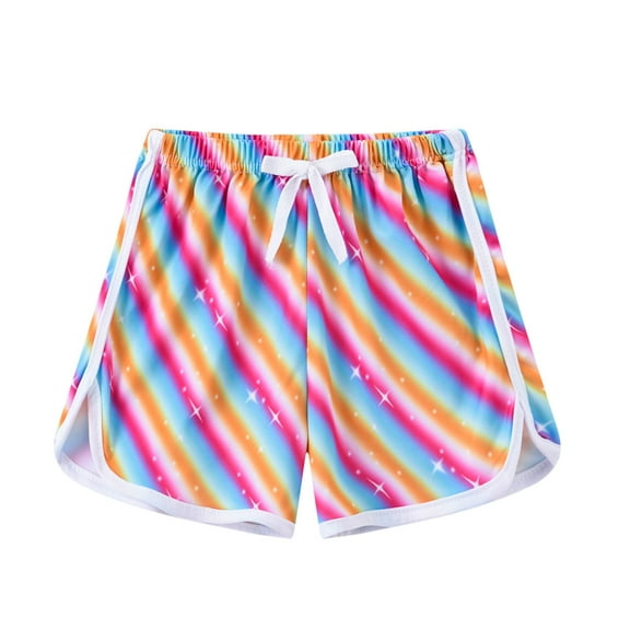 adviicd Toddler Girls Shorts Girls Summer Shorts Athletic Shorts for Girls Running Tennis Sports (Pink,7 Year)