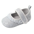 thumbnail image 1 of adviicd Toddler Shoes Girl Baby Sneakers Boy Baby Boys Girls Canvas Toddler Sneaker Anti-Slip First Walkers Shoes Grey 6, 1 of 3